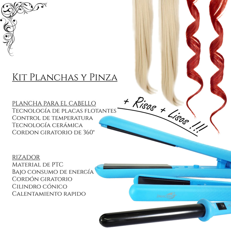 Kit Viajero de Planchas™ - Cabello Perfecto