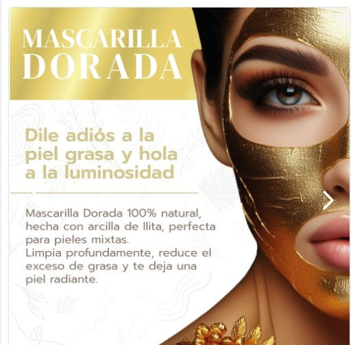 Mascarilla Dorada™ - Limpieza profunda